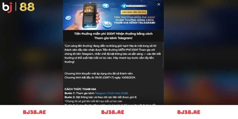 Tham gia vào hội nhóm trên Telegram để có thêm nhiều ưu đãi lớn