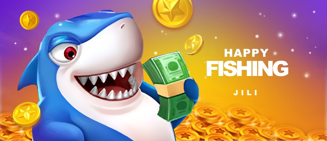 a cartoon shark holding money